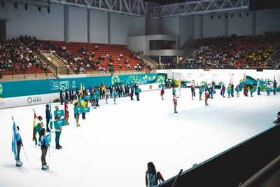 Vibrante show artístico en apertura del Mundial de Patinaje Artístico  | Lambaré Informativo