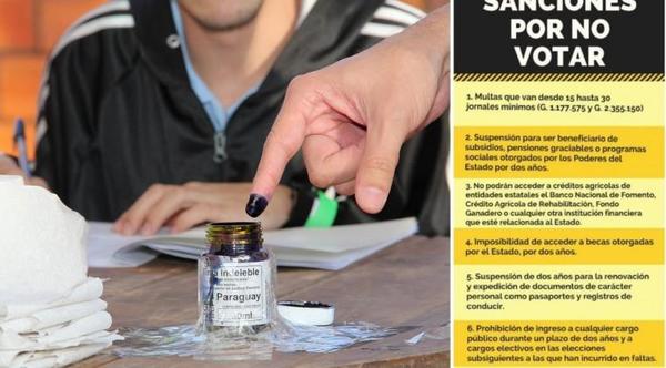 ¿Habrá sanción por no votar en elecciones municipales del domingo? – Prensa 5