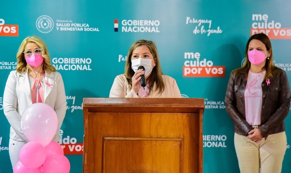 Ministerio de Salud lanza campaña "Octubre Rosa" de lucha contra el cáncer de mama