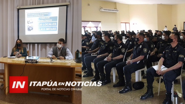 JUZGADO ELECTORAL REALIZÓ JORNADA DE CAPACITACIÓN A POLICÍAS DE CARA A LAS ELECCIONES