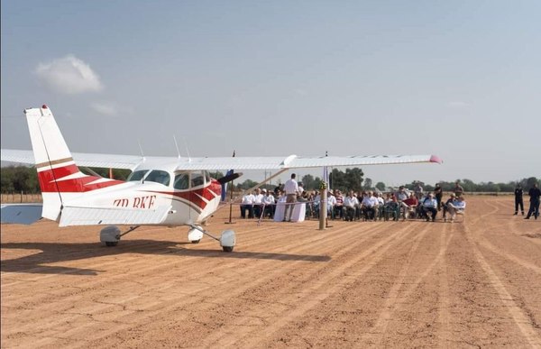 Inauguran mejoras y ampliaciones en el aeródromo de Paratodo