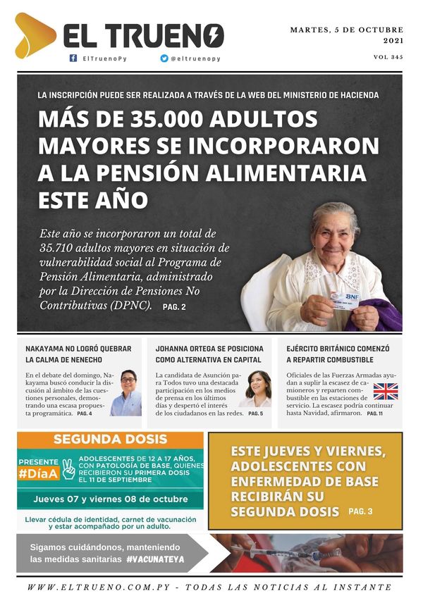 E-paper 5 de octubre 2021 - El Trueno