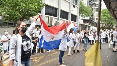 Tránsito complicado en microcentro de Asunción por movilizaciones