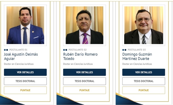 Consejo de la Magistratura publica puntajes preliminares de candidatos a ministro de la Corte - ADN Digital