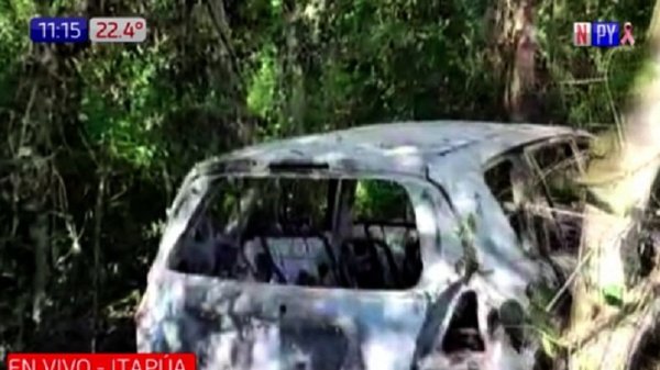 Hallan vehículo presuntamente utilizado en atraco a gasolinera | Noticias Paraguay