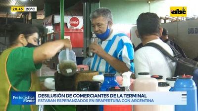 Comerciantes y vendedores de pasajes de la Terminal desilusionados porque no se abrieron las fronteras con Argentina - Nacionales - ABC Color