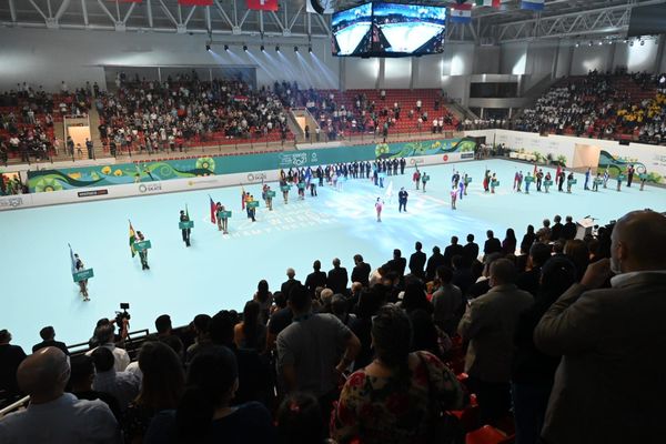 Fiesta total en la inauguración del Mundial de Patinaje Artístico Asunción 2021 - El Independiente