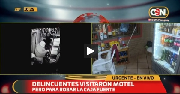 Inseguridad: Asaltan motel y se llevan caja fuerte » San Lorenzo PY