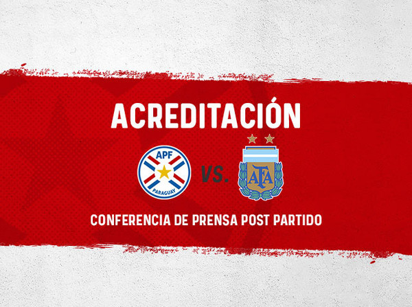 Acreditación para conferencia de prensa post partido - APF