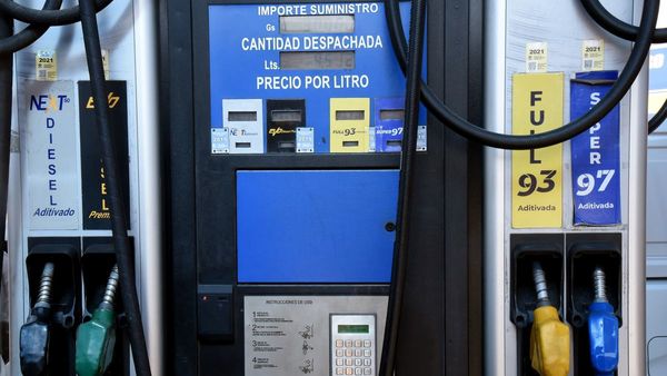 Esta vez sería de G. 600 la suba de los combustibles