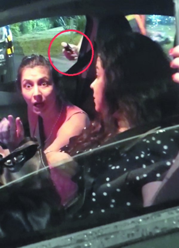Rociaron gas pimienta a dos mujeres en auto