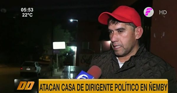 Ñemby: Dirigente de la ANR fue atacado por apoyar a candidato del PLRA » San Lorenzo PY