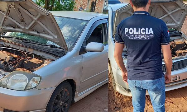 Caaguazú: Departamento Contra el Fraude y Estafa de Automotores recupera vehículo robado - OviedoPress