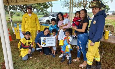 Niño de tres años dona su alcancía a los Bomberos Voluntarios de Minga Guazú – Diario TNPRESS