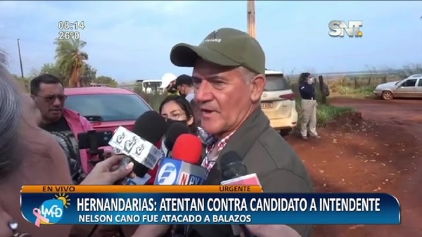 Atentaron contra candidato a intendente de Hernandarias - SNT