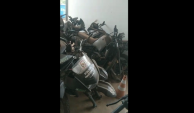 Diario HOY | Ninguneada del Gobierno: Cementerio de motos en el cuartel del grupo Lince