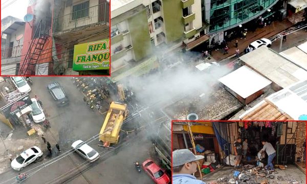 Millonarias pérdidas en incendio en local de venta de frazadas en el centro de CDE – Diario TNPRESS