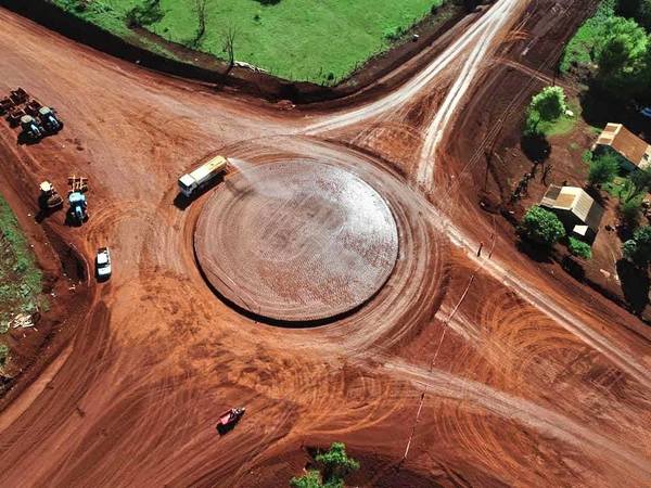 Corredor de Exportación: rotonda de Mayor Otaño va tomando forma - La Clave
