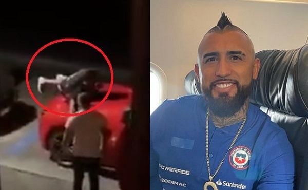 Se viraliza video de Arturo Vidal totalmente ebrio