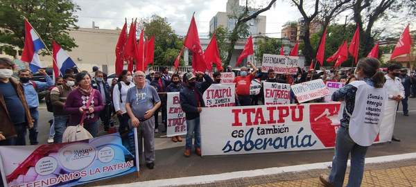 Con movilización exigen que se ejerza soberanía sobre Itaipú » San Lorenzo PY
