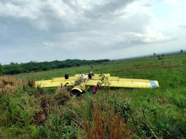 Cae avioneta fumigadora en Eusebio Ayala - Nacionales - ABC Color