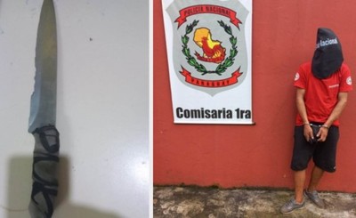Indigente fue detenido por robar una campera