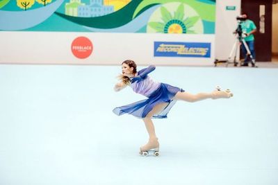 Patinaje artístico: Erika Alarcón,  octava  del mundo - Polideportivo - ABC Color