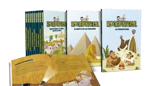 Colorida colección sobre Historia Universal para niños  llega con ÚH