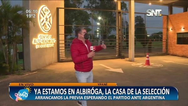 Ya estamos en la Albiróga acompañando a la selección - SNT