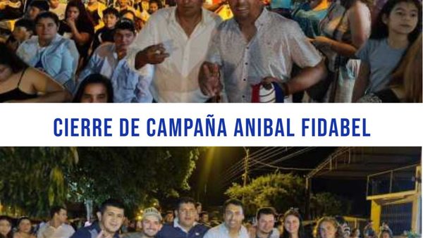 MULTITUDINARIO CIERRE DE CAMPAÑA DE LA LISTA 2 EN DISTRITO DE TAVAPY