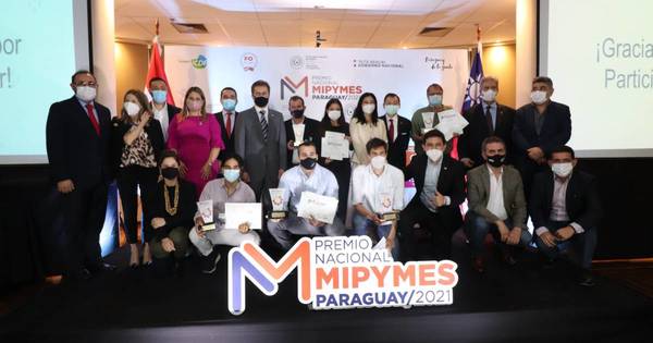 La Nación / Ganadores del Premio Nacional Mipymes de distintos puntos del país fueron galardonados
