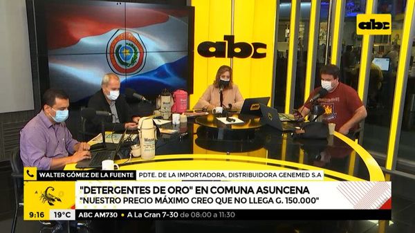 Detergentes de Oro: proveedora vende el producto a G. 150.000 “como precio máximo” - A la gran 730 - ABC Color
