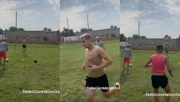 El novio de "La Comadre" volvió a las canchas - Teleshow