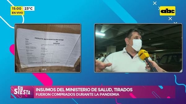 Insumos del Ministerio de Salud, tirados - ABC Noticias - ABC Color