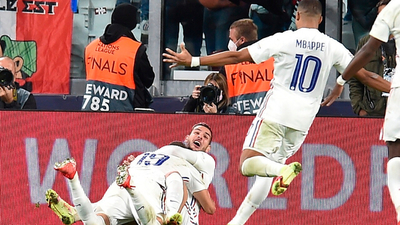 Memorable remontada de Francia ante una fría Bélgica