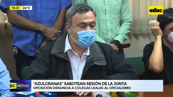 Azulgranas sabotean sesión de la Junta - ABC Noticias - ABC Color