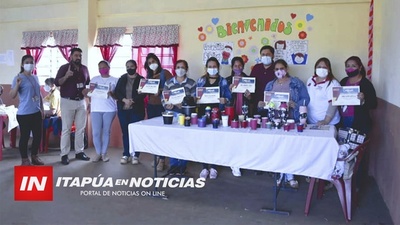 CANDIDATO IMPULSÓ LA CAPACITACIÓN A LA GENTE PARA GENERAR INGRESOS.
