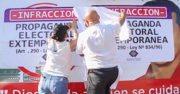 La Nación / TSJE insta al retiro de las propagandas electorales