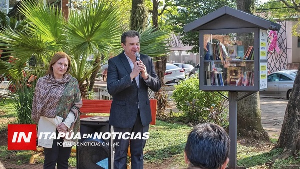 ASÍ INAUGURARON LA 2DA. BIBLIOTECA CALLEJERA DE ENCARNACIÓN.