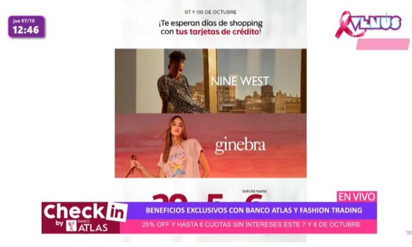 Beneficios con Banco Atlas y Fashion Trading