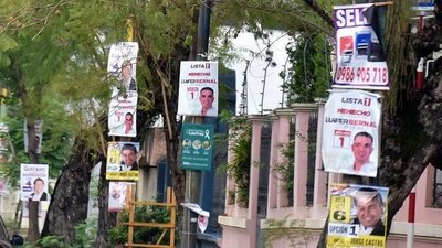Proceden a retirar propaganda electoral en Asunción | Noticias Paraguay