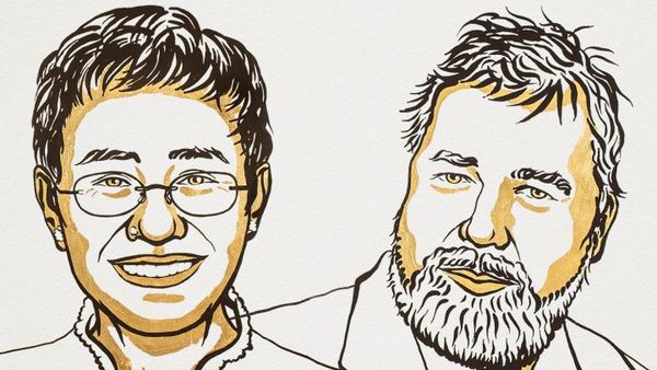 Dos periodistas fueron galardonados con el Premio Nobel de la Paz 2021 - Megacadena — Últimas Noticias de Paraguay