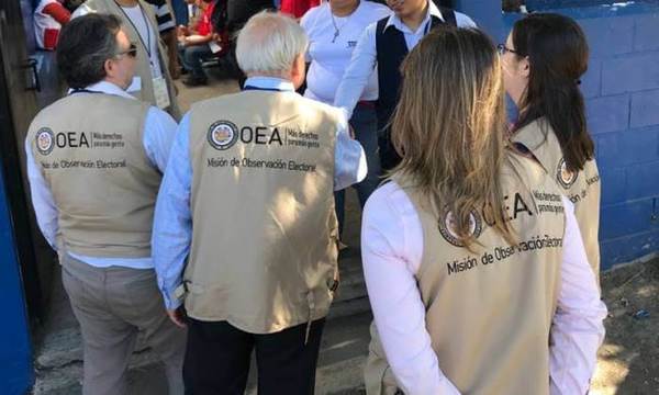 Observadores de la OEA se reúnen hoy con autoridades del PLRA y la ANR - ADN Digital