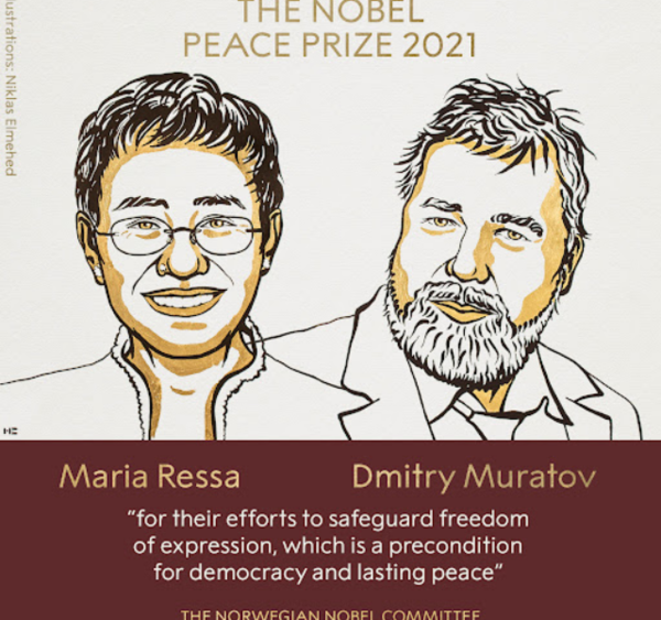 Periodistas de Filipinas y Rusia se llevan el Premio Nobel de la Paz 2021
