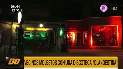 Vecinos molestos por supuesta discoteca clandestina en Villa Morra