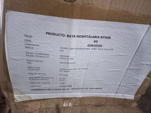 Batas tiradas: Hospital de Mariano Roque Alonso pondrá a resguardo caja de insumos y solicitará intervención del Ministerio de Salud - A La Gran 7-30 - ABC Color