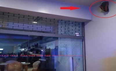 Ladrones de la Seccional Colorada roban televisor de tienda