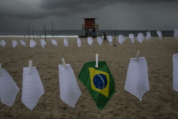 Brasil confirma 600.000 muertes por Covid-19