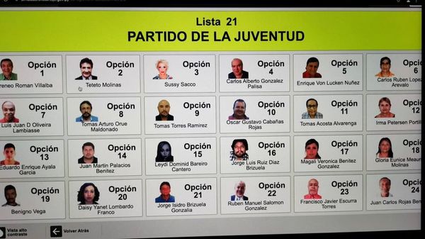 Denuncian que Partido de la Juventud habría usado nombres de artistas para candidatura | Ñanduti