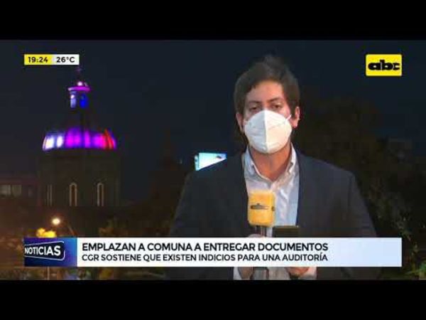 Contraloría emplaza a la Municipalidad de Asunción para entregar documentos - ABC Noticias - ABC Color